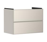 Vanity Unit Built-In Basin Hansgrohe Xevolos E 2 drawers 780x475x555mm White Sand Beige/Sand Beige Metallic