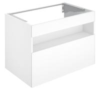 Vanity Unit Built-In Basin Keuco Stageline 1 drawer, With light, 800x625x490mm White Matt