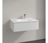 Vanity Unit Built-In Basin Villeroy and Boch Antao 1 drawer 788x256x496mm Glossy White Laquered