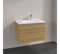 Vanity Unit Built-In Basin Villeroy and Boch Antao with Structure, 2 drawers 788x504x496mm Honey Oak