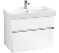 Vanity Unit Built-In Basin Villeroy and Boch Collaro 2 drawers, LED 754mm White Matt