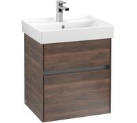 Vanity Unit Built-In Basin Villeroy and Boch Collaro For hand wash basin, 2 drawers, LED 510mm Arizona Oak