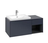 Vanity Unit Built-In Basin Villeroy and Boch Subway 3.0 left, 492x1001x423mm Marine Blue/Monochrome