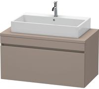 Vanity Unit For Countertop Basin Duravit DuraStyle 1 drawer 1000x512x548mm Basalt Matt DS531404343 DS531404343