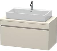 Vanity Unit For Countertop Basin Duravit DuraStyle 1 drawer 1000x512x548mm Taupe Matt DS531409191 DS531409191