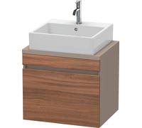 Vanity Unit For Countertop Basin Duravit DuraStyle 1 drawer 600x512x478mm Basalt Matt/Natural Walnut DS530007943 DS530007943