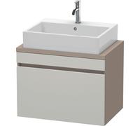 Vanity Unit For Countertop Basin Duravit DuraStyle 1 drawer 700x512x478mm Basalt Matt/Concrete Grey Matt DS530100743 DS530100743