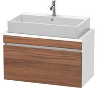 Vanity Unit For Countertop Basin Duravit DuraStyle 1 drawer 900x512x478mm White Matt/Natural Walnut DS530307918 DS530307918