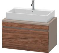 Vanity Unit For Countertop Basin Duravit DuraStyle 1 drawer 900x512x548mm Basalt Matt/Walnut Dark Matt DS531302143 DS531302143