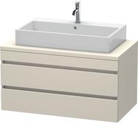 Vanity Unit For Countertop Basin Duravit DuraStyle 2 drawers 1000x512x548mm Taupe Matt DS531909191 DS531909191