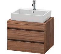 Vanity Unit For Countertop Basin Duravit DuraStyle 2 drawers 700x512x548mm Natural Walnut DS531607979 DS531607979