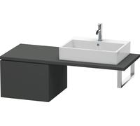 Vanity Unit For Countertop Basin Duravit L-Cube 1 drawer 520mm Graphite Matt LC583204949