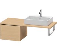Vanity Unit For Countertop Basin Duravit L-Cube 1 drawer 520mm Natural Oak Matt LC583203030