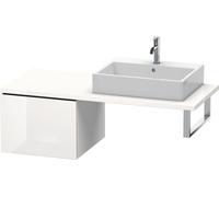 Vanity Unit For Countertop Basin Duravit L-Cube 1 drawer 520mm White high gloss LC583202222