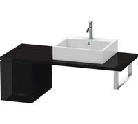 Vanity Unit For Countertop Basin Duravit L-Cube 2 drawers 320mm Glossy Black LC583504040
