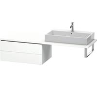 Vanity Unit For Countertop Basin Duravit L-Cube 2 drawers 820mm White Matt LC583901818