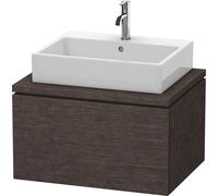 Vanity Unit For Countertop Basin Duravit L-Cube 720mm Dark Oak brushed LC581107272