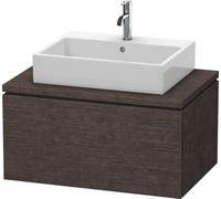 Vanity Unit For Countertop Basin Duravit L-Cube 820mm Dark Oak brushed LC581207272