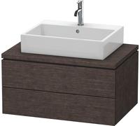 Vanity Unit For Countertop Basin Duravit L-Cube 820mm Dark Oak brushed LC581707272