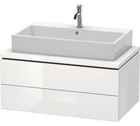 Vanity Unit For Countertop Basin Duravit L-Cube 920mm Glossy White Laquered LC581808585