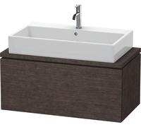 Vanity Unit For Countertop Basin Duravit L-Cube Compact, 1 drawer 920mm Dark Oak brushed LC580307272