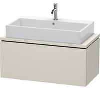 Vanity Unit For Countertop Basin Duravit L-Cube Compact, 1 drawer 920mm Taupe Matt LC580309191