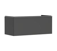 Vanity Unit For Countertop Basin Hansgrohe Xelu Q 1 drawer 1180x550x485mm Matt Diamond Grey/Chrome