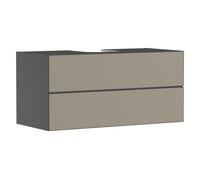 Vanity Unit For Countertop Basin Hansgrohe Xevolos E 2 drawers 1180x550x555mm Matt Slate Grey/Bronze