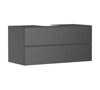 Vanity Unit For Countertop Basin Hansgrohe Xevolos E 2 drawers 1180x550x555mm Matt Slate Grey/Slate Grey Metallic