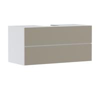 Vanity Unit For Countertop Basin Hansgrohe Xevolos E 2 drawers 1180x550x555mm White Matt/Bronze