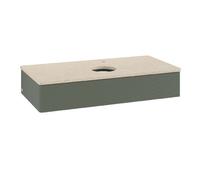Vanity Unit For Countertop Basin Villeroy and Boch Antao 1 drawer 1000x190x500mm Leaf Green Matt Lacquer/Boticcino