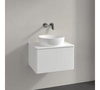 Vanity Unit For Countertop Basin Villeroy and Boch Antao 1 drawer 600x360x500mm White Matt Laquered
