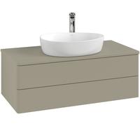 Vanity Unit For Countertop Basin Villeroy and Boch Antao 2 drawers 1000x360x500mm Anthracite Matt Laquered