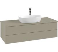Vanity Unit For Countertop Basin Villeroy and Boch Antao 2 drawers 1200x360x500mm Leaf Green Matt Lacquer