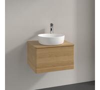 Vanity Unit For Countertop Basin Villeroy and Boch Antao Light 1 hole 1 drawer 600x360x500mm Honey Oak
