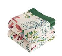 VANJOROY Double-sided Bohemian Sofa Large Bed Throw Blanket for 2 3 Seater, 100% Organic Cotton Soft Warm Luxury Boho Throw for Armchair Couch and Bedspread.230×250CM-Green