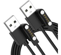 Vanjua 2-Pack Charger for Seeed Studio SenseCAP Card Tracker T1000-E Replacement Magnetic USB Charging Cable Cord