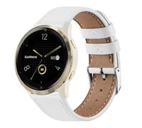 Vanjua Band for Garmin Venu 3S / Venu 2S / Vivoactive 4S / Vivomove 3S / Forerunner 265s Watch Bands, 18mm Quick Release Leather Replacement Wristband Sport Strap for Garmin Forerunner 255S / 265S