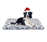 VANKEAN Stylish Dog Crate Pad Bed Mat Reversible (Cool & Warm), Soft Pet Sleeping Mat Dog Bed for Crate Suitable for Small to XX-Large Dogs and Cats, Machine Washable Crate Beds,Grey Stone Pattern