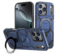 Vanki ProMax Case for iPhone 17 with Mag-Safe Military Protection Shockproof iPhone 17 ProMax Mobile Phone Case with Magnetic Stand, Invisible Stand Ring, Scratch-Resistant Protective Case for iPhone