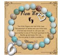Vanleonet New Mom Bracelet Mothers Day Gifts for Mom Pregnancy Gifts For First Time Moms,Gender Reveal Gift Ideas