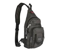 Vanlison Crossbody Sling Bag Small Backpack for Men Women Teens Bag, B-black(fits 10.5" Ipad), M