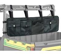 Vanlison Heavy-Duty UTV ATV Double Gun Rack Roll Cage Organizer Bag - Padded Rifle Case with Extra Storage Compatible with Polaris Ranger, Can-Am, Honda, Yamaha, Kawasaki UTVs (Fits 2 Guns) Black