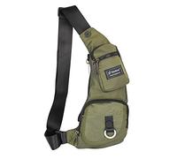 Vanlison Lightweight Small Sling Bag Backpack Chest Shoulder Bags Multipurpose Daypacks Pack Rucksack Green