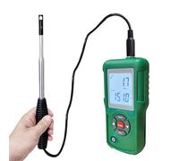Vanlison Professional Hot Wire Anemometer - Wind Speed Meter & Air Flow Measurement for HVAC, Measures CFM/CMM, Temperature (℃/℉), Ventilation Ducts, Fans | Auto-Off & Backlit LCD Display