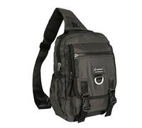 Vanlison Sling Bag Backpack Cross Body Bag Shoulder Backpack Travel Rucksack Black