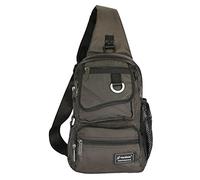 Vanlison Sling Bag Chest Shoulder Backpack Crossbody Multipurpose Daypack For Men Women Black