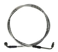Vanlison Universal Motorcycle Hydraulic Brake Line 90 Degree Banjo Fit Braided Stainless Brake Hose Line Brake Cables Compatible with ATV UTV Bikes Motocross Street Bikes M10 Banjo 70.8" / 180cm