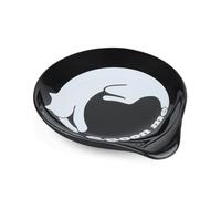 VanlonPro Ceramic Spoon Rest, 5 Inch Spoon Holder for Stove Top, Kitchen Counter, Utensils, Ladle, Coffee Spoons, Cooking spoons, Spatula, Tongs, Heat-Resistant, Housewarming Gifts, Cat Pattern