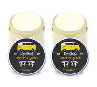 Vanman's NO ADDED SCENT Tallow and Honey Balm (2oz) - 2 Pack - Grass Fed Beef Tallow & Honey Balm w/ Vitamins A, K, D, E - Tallow Moisturizer Creates Soft, Smooth Skin - All-Purpose Tallow Skin Care